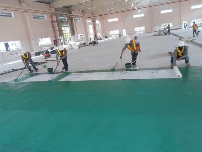 Bọc composite, bọc phủ composite sàn nhà xưởng